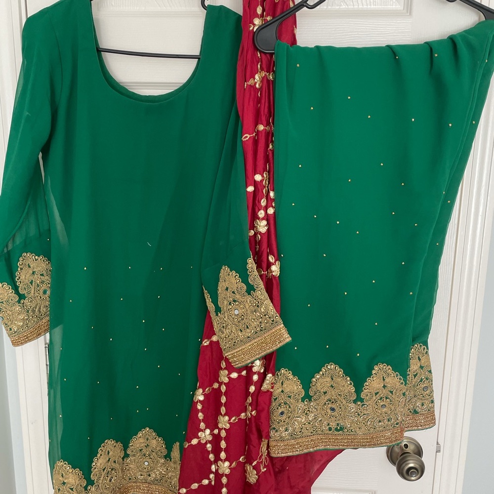 Indian Pakistani plazzo pants dress